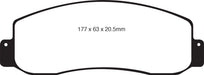 EBC Brakes ED91777 Truck/SUV Extra Duty Brake Pads - Truck Part Superstore