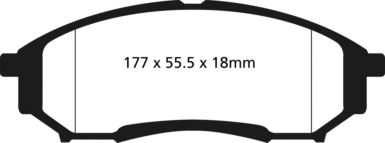 EBC Brakes ED91778 Truck/SUV Extra Duty Brake Pads - Truck Part Superstore