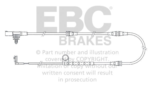 EBC Brakes EFA125 Brake Wear Lead Sensor Kit - Truck Part Superstore