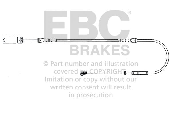 EBC Brakes EFA136 Brake Wear Lead Sensor Kit - Truck Part Superstore