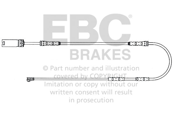 EBC Brakes EFA138 Brake Wear Lead Sensor Kit - Truck Part Superstore
