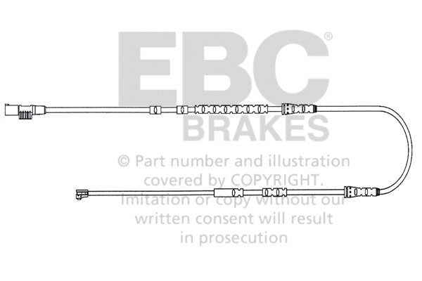EBC Brakes EFA144 Brake Wear Lead Sensor Kit - Truck Part Superstore