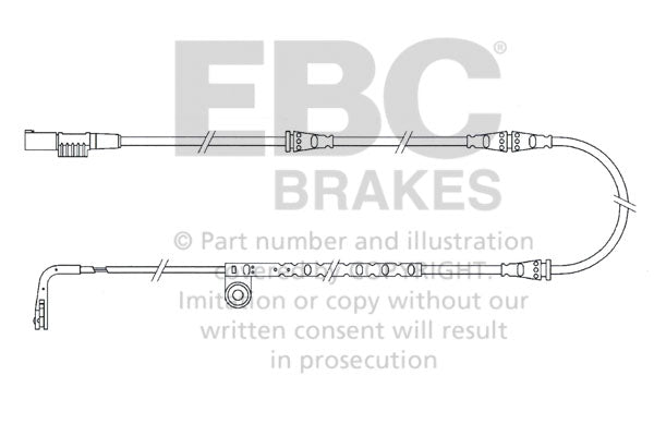 EBC Brakes EFA151 Brake Wear Lead Sensor Kit - Truck Part Superstore
