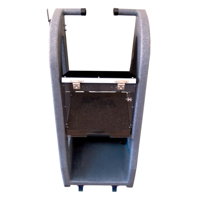 AutoMeter ES-11 ES-11; Deluxe Equipment Stand with Front Casters and Bottom Compartment - Truck Part Superstore