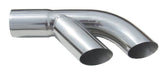 Pypes Performance Exhaust EVT13 Exhaust Tail Pipe Tip Set 76-81 Pontiac Trans Am 3 in Inlet To Dual 3 in Split Outlet Slip-Fit Clamp On Hardware Not Incl Polished 304 Stainless Steel Pair Pypes Exhaust - Truck Part Superstore