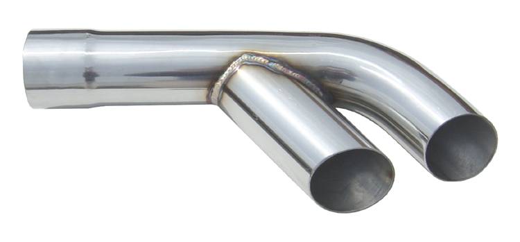 Pypes Performance Exhaust EVT16 Exhaust Tail Pipe Tip Set 64-65 Pontiac GTO 2.5 in To Dual 22.5 in Slip Fit Angle Cut LH/RH Clamp On Hardware Not Incl Polished 304 Stainless Steel Pair Pypes Exhaust - Truck Part Superstore