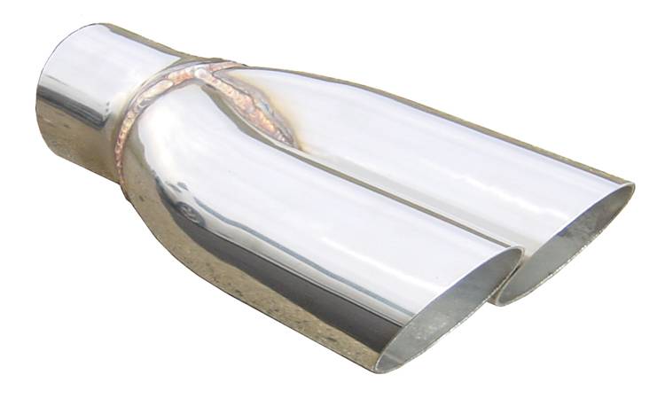 Pypes Performance Exhaust EVT19 Exhaust Tail Pipe Tip Set 70-71 Pontiac GTO 2.5 in To Dual 22.5 in Slip Fit Clamp On Hardware Not Incl Polished 304 Stainless Steel Pair Pypes Exhaust - Truck Part Superstore