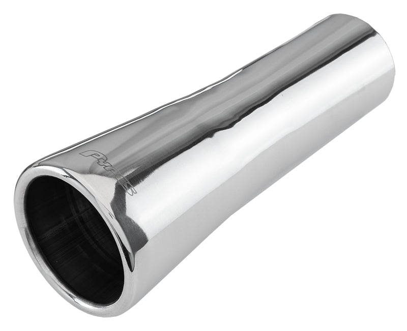 Pypes Performance Exhaust EVT40 Exhaust Tail Pipe Tip Set 66-68 GTO 2.5 in To 3.5 in Slip Fit Trumpet Clamp On Hardware Not Incl Polished 304 Stainless Steel Pair Pypes Exhaust - Truck Part Superstore