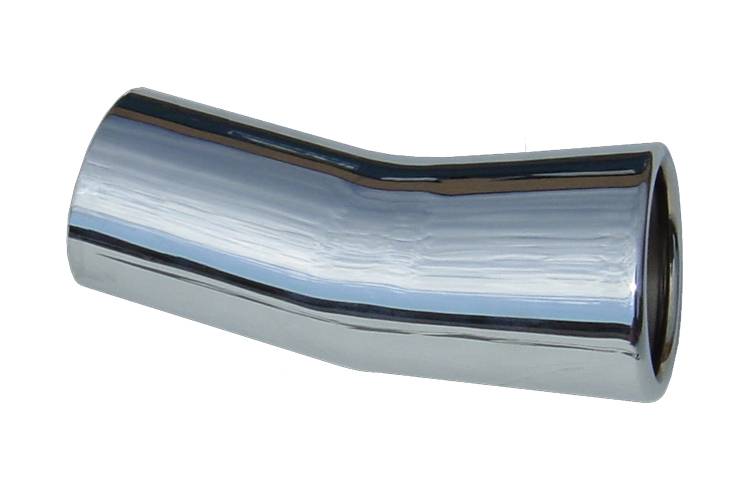 Pypes Performance Exhaust EVT42 Exhaust Tail Pipe Tip Set 69 GTO 2.5 in Slip Fit Dog Leg Clamp On Hardware Not Incl Polished 304 Stainless Steel Pair Pypes Exhaust - Truck Part Superstore