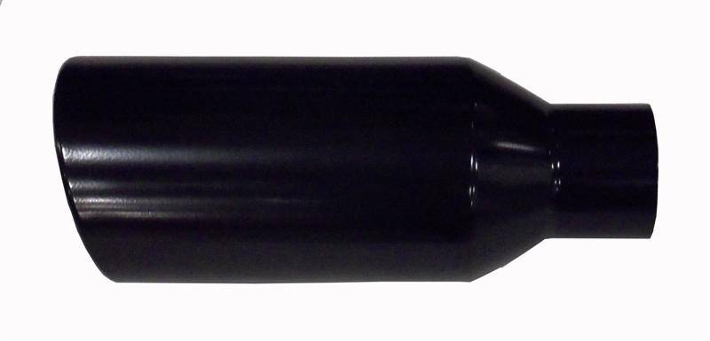 Pypes Performance Exhaust EVT506-18B Exhaust Tail Pipe Tip 5 in ID x 6 in OD x 18 in L Bolt On Hardware Not Incl Black Finish 304 Stainless Steel Pypes Exhaust - Truck Part Superstore