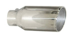 Pypes Performance Exhaust EVT507 Exhaust Tail Pipe Tip 5 in ID x 7 in OD x 18 in L Bolt On Hardware Not Incl Polished 304 Stainless Steel Pypes Exhaust - Truck Part Superstore