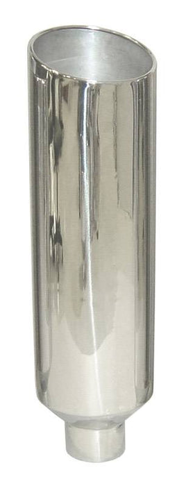 Pypes Performance Exhaust EVT510-36 Exhaust Stack Pipe 5 in OD x 10 in OD x 36 in L 10 in Tip Clamp On Hardware Not Incl Polished 304 Stainless Steel Pypes Exhaust - Truck Part Superstore