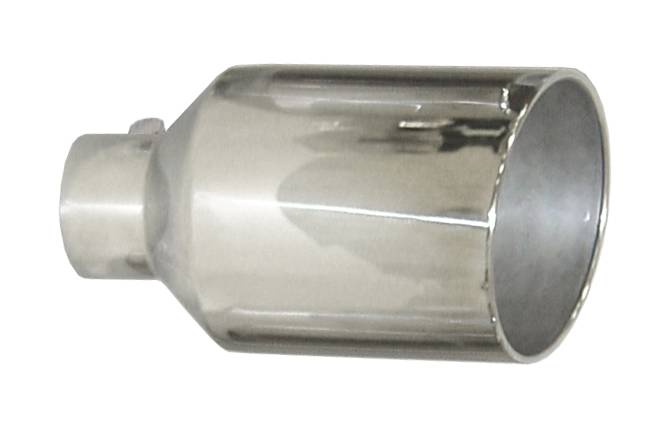 Pypes Performance Exhaust EVT510 Exhaust Tail Pipe Tip 5 in ID x 10 in OD x 18 in L Bolt On Hardware Not Incl Polished 304 Stainless Steel Pypes Exhaust - Truck Part Superstore