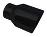 Pypes Performance Exhaust EVT53B Exhaust Tail Pipe Tip Set 3 in To 4 in x 6 in L Clamp On Hardware Not Incl Black 304 Stainless Steel Pair Pypes Exhaust - Truck Part Superstore