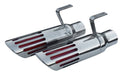 Pypes Performance Exhaust EVT89 Exhaust Tail Pipe Tip Set 71-74 B-Body Charger 2.5 in Red Slotted Clamp On Hardware Not Incl Polished 304 Stainless Steel Pair Pypes Exhaust - Truck Part Superstore