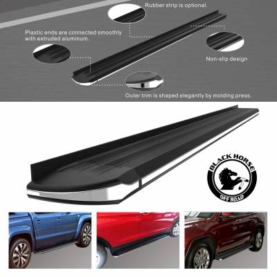 Black Horse Off Road EX-F176 Exceed Running Boards - Truck Part Superstore