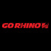 Go Rhino EX0380M Go Rhino Splatter Logo Tee, Red on Black, Medium - Truck Part Superstore