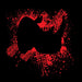 Go Rhino EX0380XL Go Rhino Splatter Logo Tee, Red on Black XL - Truck Part Superstore