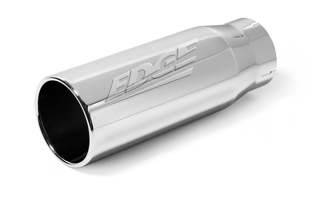 Edge Products 37775 DPF-Back Jammer Exhaust; 4 in. Pipe; 5 in. Polished Chrome Tip; Stainless Steel; - Truck Part Superstore