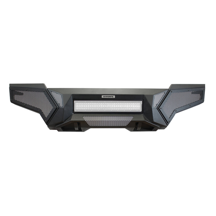 Go Rhino 34389T Low profile steel bumper protects front of vehicle - Truck Part Superstore