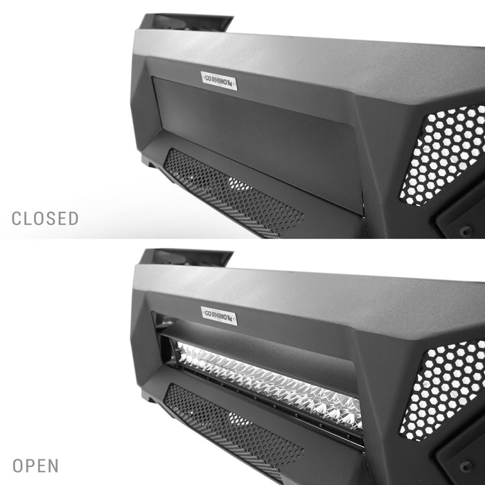 Go Rhino 340001T Power Actuated Hide-Away Light Bar Mount Accessory for Element Bumper - Truck Part Superstore