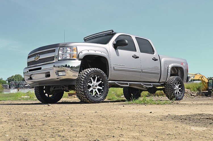 Rough Country F-C10714A Chevrolet Pocket Fender Flares w/Rivets 07-14 2500/3500HD Rough Country - Truck Part Superstore