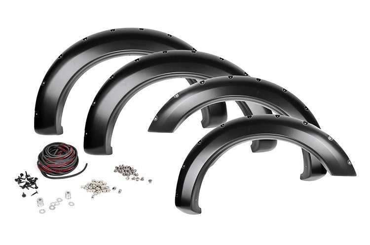 Rough Country F-F11811N Pocket Fender Flares Rivets 18-19 F-150 Raw-Paint Required Rough Country - Truck Part Superstore