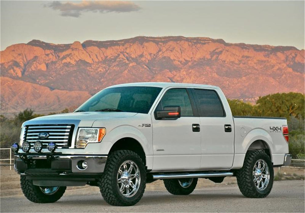 N-Fab F094LB Light Mounting-Light Bar (4-9in.)-09-14 F150-Gloss Blk - Truck Part Superstore