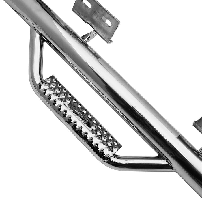 Smittybilt F0989QC-SS N-Fab Nerf Step Wheel-To-Wheel; Stainless Steel; 4 Step; - Truck Part Superstore