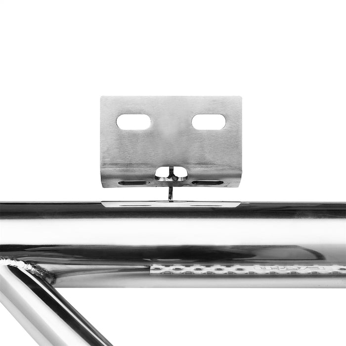 Smittybilt F0996CC-SS N-Fab Nerf Step Wheel-To-Wheel; Stainless Steel; 4 Step; - Truck Part Superstore