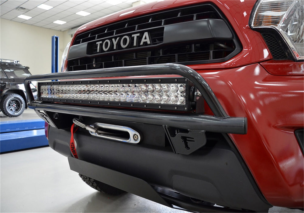 N-Fab F1530OR Light Mounting-Off-Road Light Bar (1-30in.)-15-17 F150-Gloss Blk - Truck Part Superstore