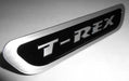 T-Rex Grilles L1016 T-Rex Series Logo Badge; Aluminum; Black; 1 Pc; Bolt-On; - Truck Part Superstore