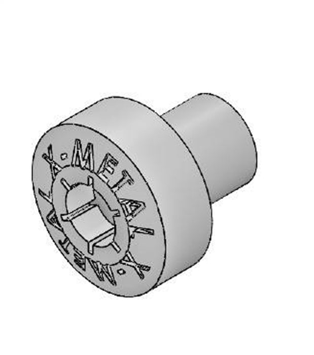 T-Rex Grilles 6710000-2 X-Metal Series Stud Bolt-On; Plastic; Chrome; 10 Pc; Bolt-On; - Truck Part Superstore