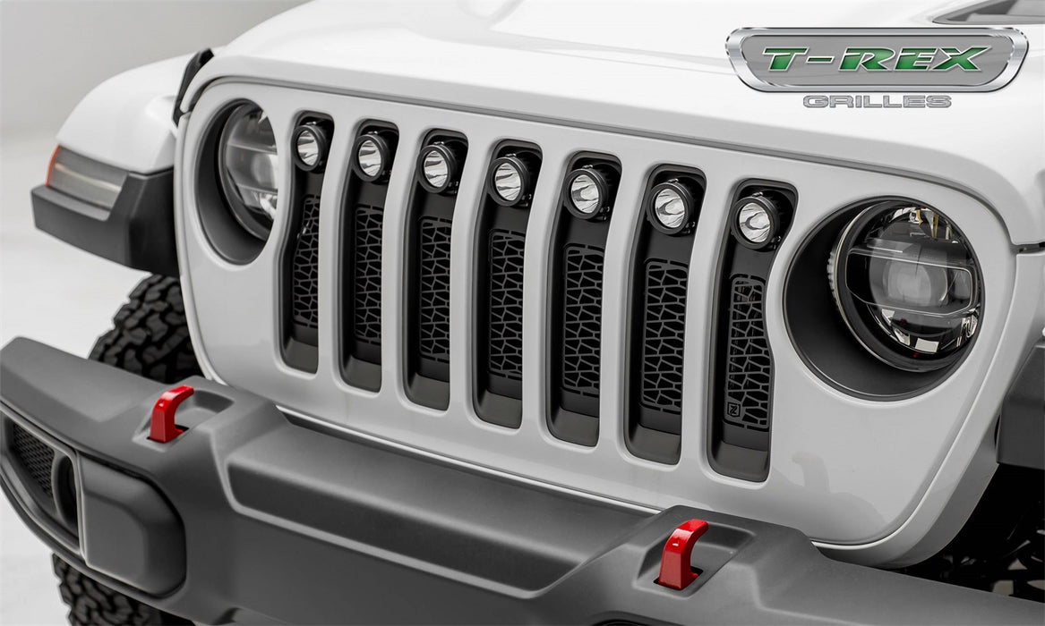 ZROADZ Z314931 Main Grille; Incl. [7] 2 in. LED Round Lights And Universal Wiring Harness; - Truck Part Superstore