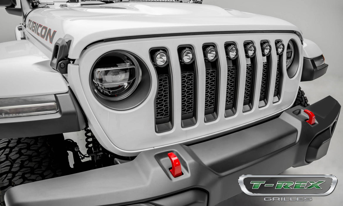 ZROADZ Z314931 Main Grille; Incl. [7] 2 in. LED Round Lights And Universal Wiring Harness; - Truck Part Superstore