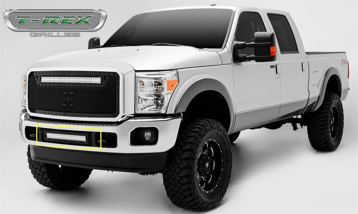T-Rex 6325461-BR Stealth Torch Series LED Light Bumper Grille - Truck Part Superstore