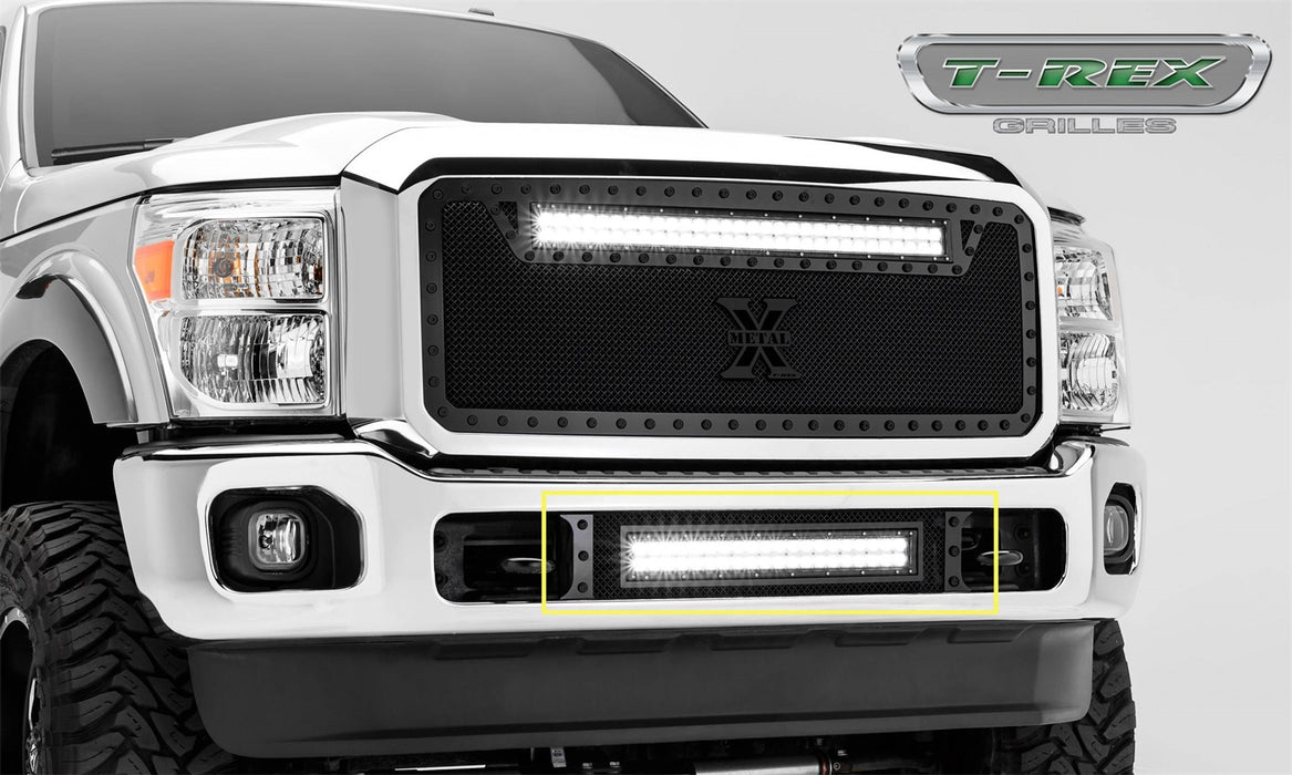 T-Rex 6325461-BR Stealth Torch Series LED Light Bumper Grille - Truck Part Superstore