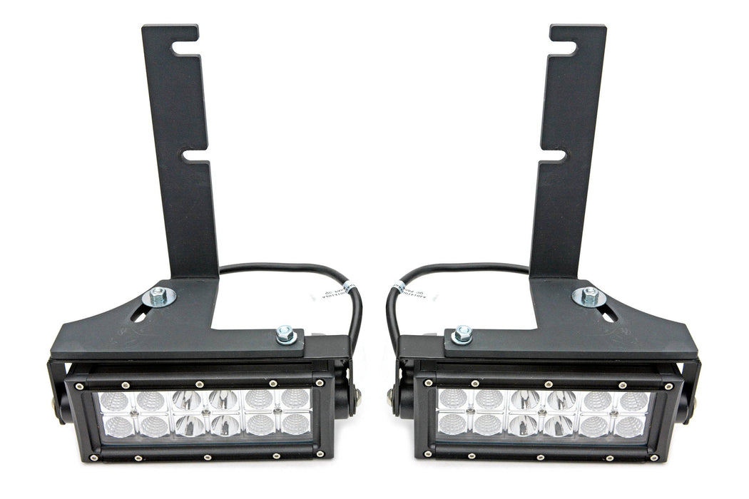 T-Rex Z382671 Rear Bumper/Frame LED Light Bar Mounts - 8" Opening - Swivel Adjustments - Truck Part Superstore