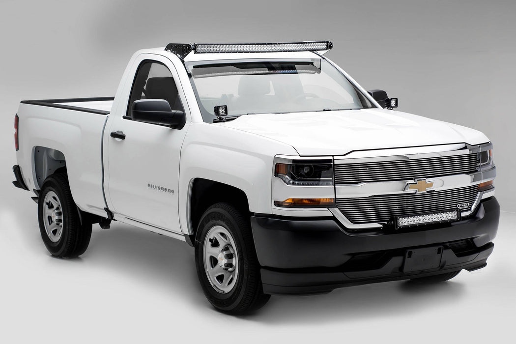 T-Rex Z362081 Hood Hinges LED Light Bar Mounts - By A Pillar - Pod Style LED - Truck Part Superstore