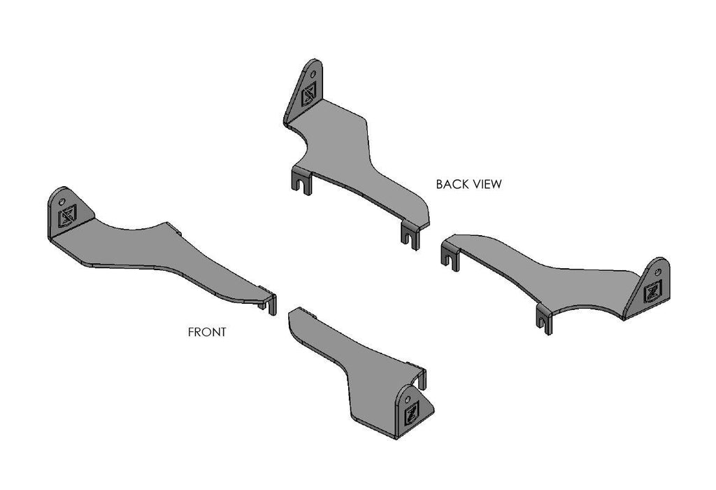 ZROADZ Z325662-KIT Front Bumper Top LED Kit - Truck Part Superstore