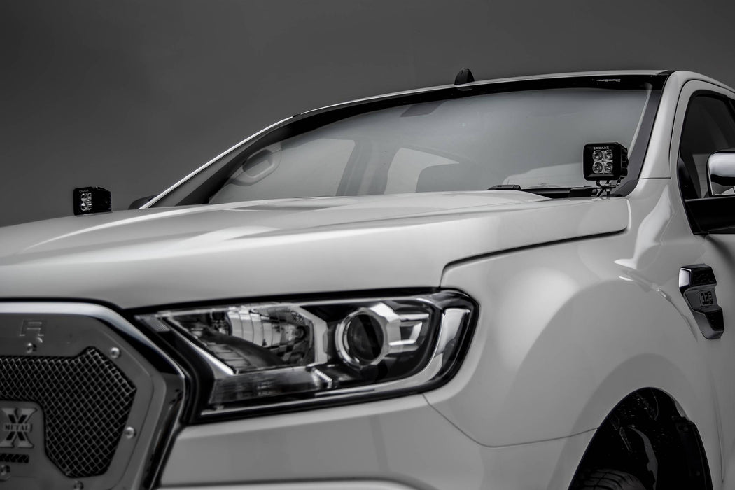 ZROADZ Z365761 Hood Hinge LED Bracket; Mounts [2] 3 in. LED Pod Lights; - Truck Part Superstore