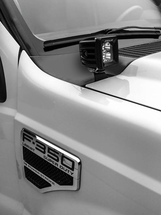ZROADZ Z365461 Hood Hinge LED Bracket; Mounts [2] 3 in. LED Pod Lights; - Truck Part Superstore