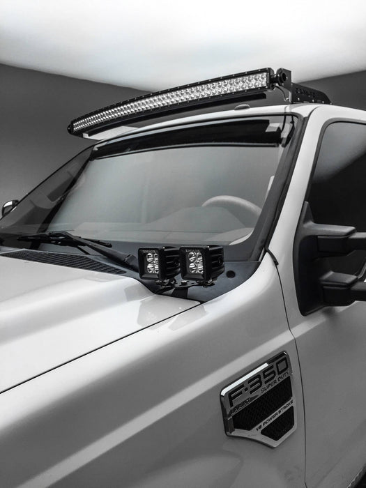 ZROADZ Z365631-KIT4 Hood Hinge LED Kit; Incl. [4] 3 in. LED Pod Lights And Universal Wiring Harness; - Truck Part Superstore
