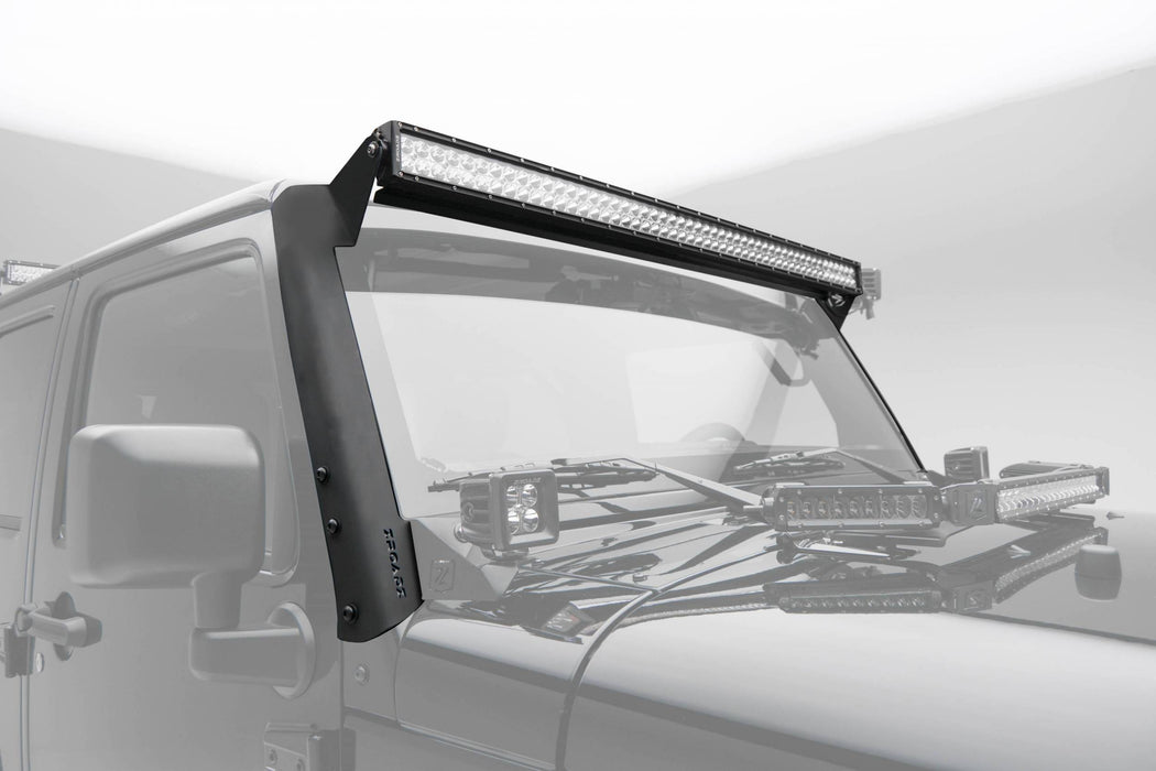 T-Rex Z374811 A Pillar Roof Level - Single Bar 50" LED Light Bar Mounts Straight - Truck Part Superstore