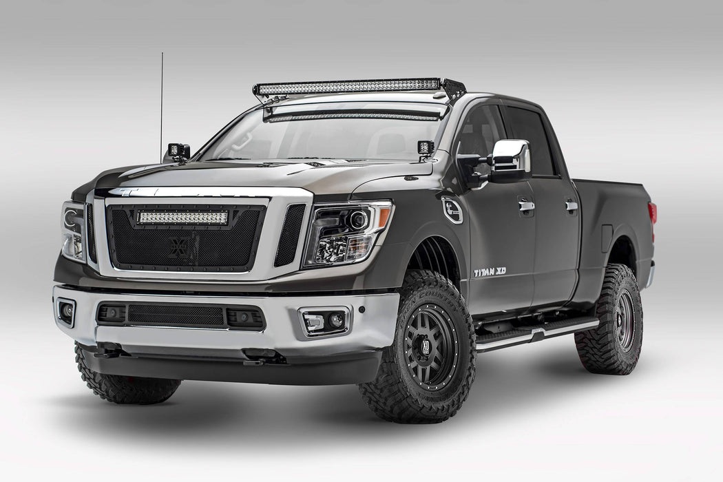 ZROADZ Z337581 Front Roof LED Light Bar Bracket; Mounts [1] 50 in. Curved LED Light Bar; - Truck Part Superstore