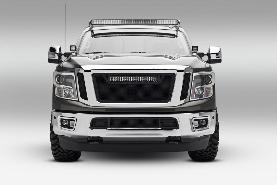 ZROADZ Z337581 Front Roof LED Light Bar Bracket; Mounts [1] 50 in. Curved LED Light Bar; - Truck Part Superstore
