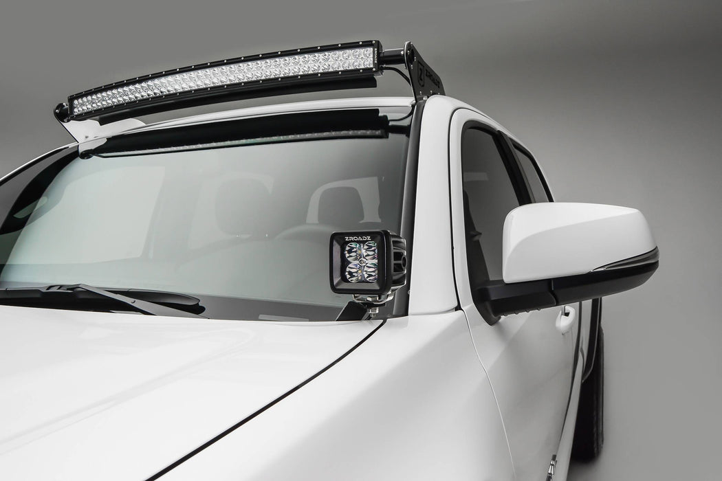 ZROADZ Z369401 Hood Hinge LED Bracket; Mounts [2] 3 in. LED Pod Lights; - Truck Part Superstore