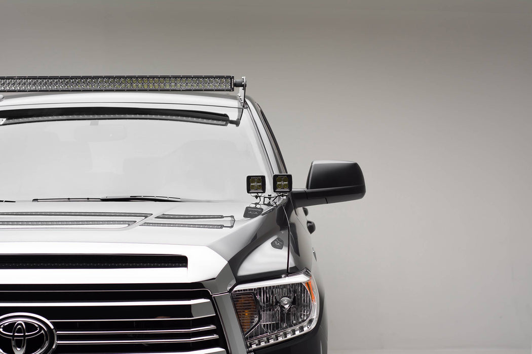 ZROADZ Z339641 Front Roof LED Light Bar Bracket; Mounts [1] 50 in. Curved LED Light Bar; - Truck Part Superstore