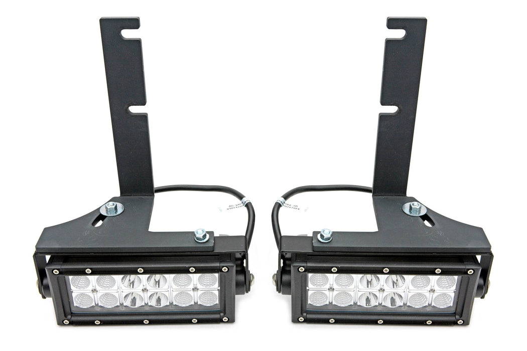 T-Rex Z389641 Rear Bumper/Frame LED Light Bar Mounts - 8" Opening - Swivel Adjustments - Truck Part Superstore