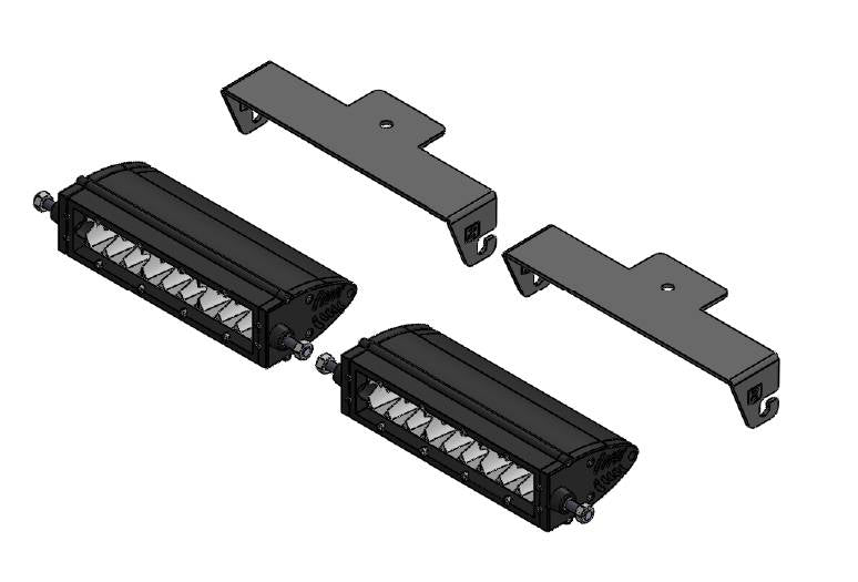 ZROADZ Z310006-KIT ZROADZ Universal Panel Clamp LED Kit - Truck Part Superstore